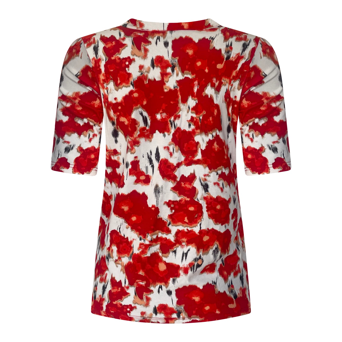 Brandtex t-shirt Lena Achterkant Rood