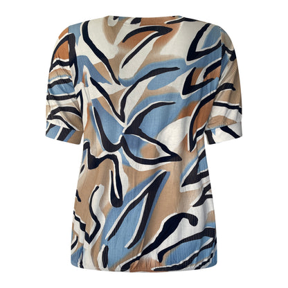 Signature t-shirt Lily Achterkant Blauw