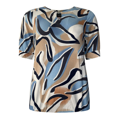 Signature t-shirt Lily Voorkant Blauw