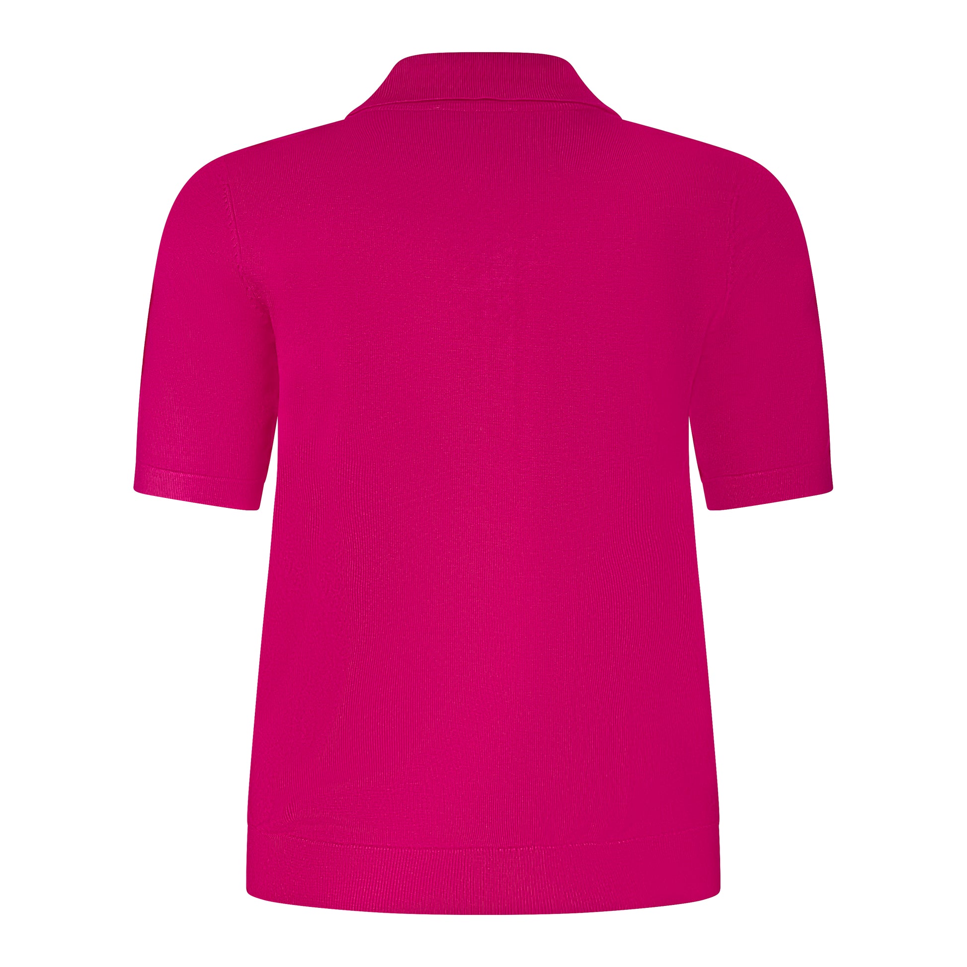 Sunday Poloshirt Evi Achterkant Fuchsia 