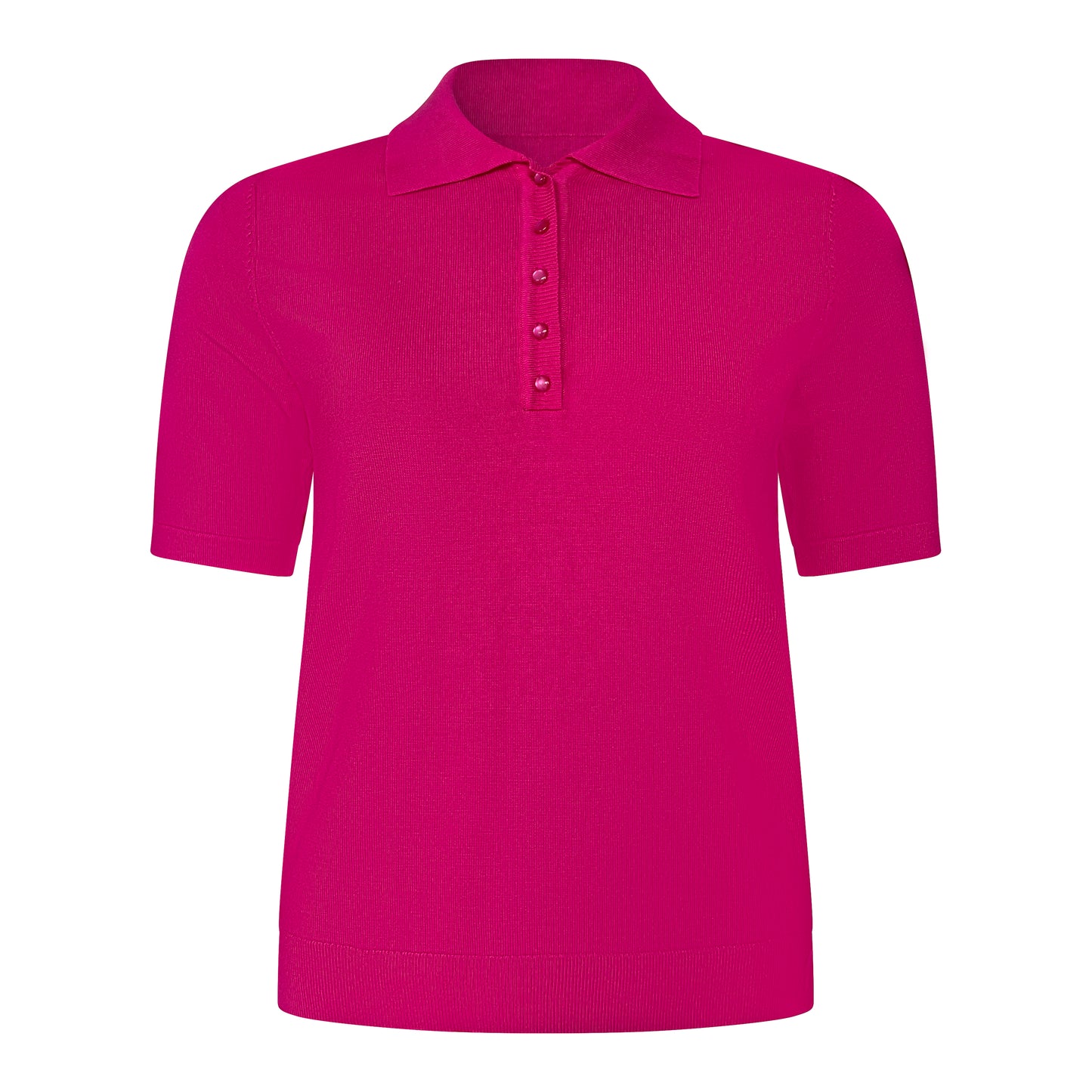 Sunday Poloshirt Evi Voorkant Fuchsia