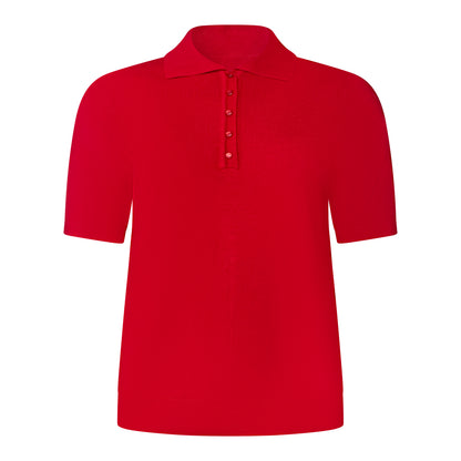 Sunday Poloshirt Evi Voorkant Rood