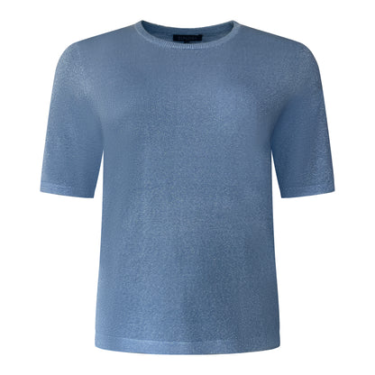 Sunday t-shirt Sparkle voorkant blauw